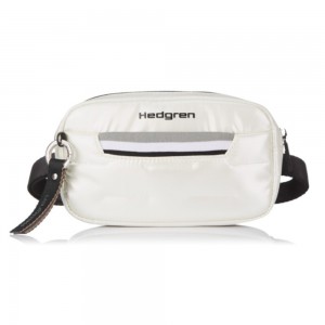 Hedgren HCOCN01/136 COCOON PUFFER Γυναικείο Τσαντάκι Μέσης/Χιαστί Λευκό Τσάντες