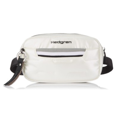 Hedgren HCOCN01/136 COCOON PUFFER Γυναικείο Τσαντάκι Μέσης/Χιαστί Λευκό