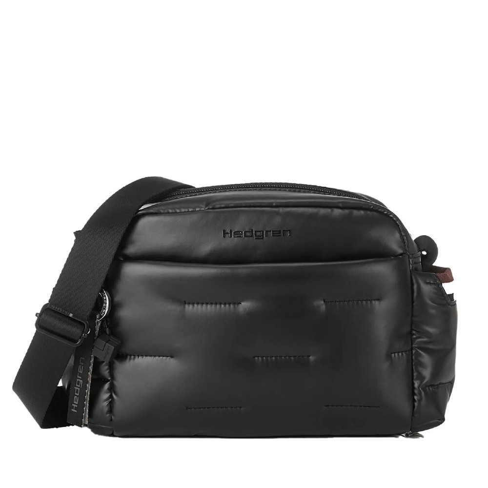 Hedgren HCOCN02/003 COCOON PUFFER Γυναικεία Τσάντα Χιαστή Μαύρη Τσάντες