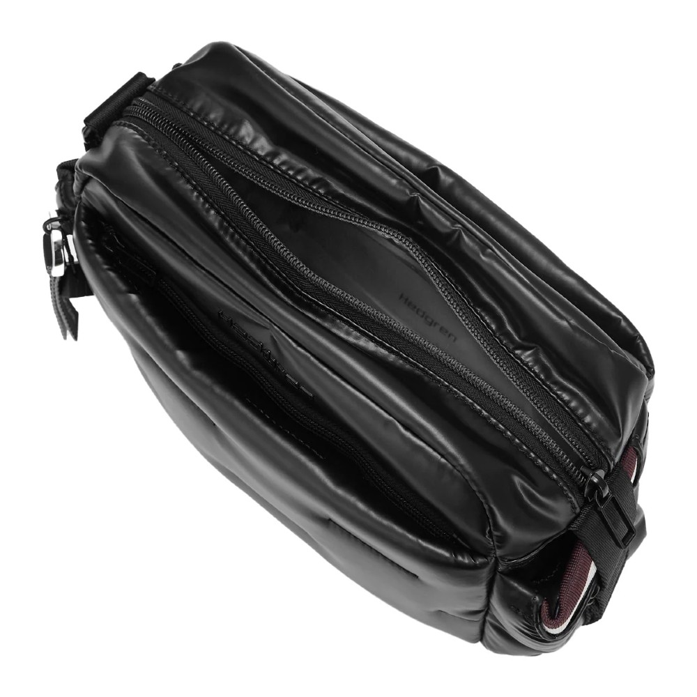 Hedgren HCOCN02/003 COCOON PUFFER Γυναικεία Τσάντα Χιαστή Μαύρη Τσάντες