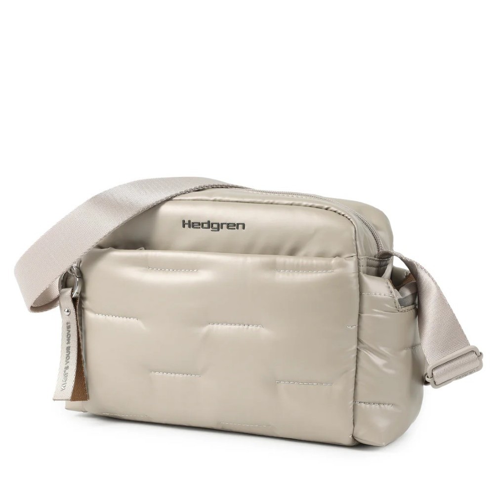 Hedgren HCOCN02/913 COCOON PUFFER Γυναικεία Τσάντα Χιαστή Μπεζ Τσάντες