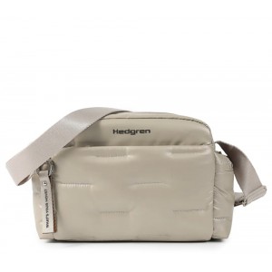 Hedgren HCOCN02/913 COCOON PUFFER Γυναικεία Τσάντα Χιαστή Μπεζ Τσάντες