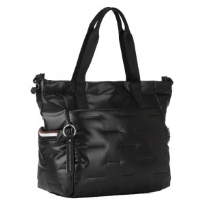 Hedgren HCOCN03/003 COCOON PUFFER Tote Bag Γυναικεία Τσάντα Μαύρη Τσάντες