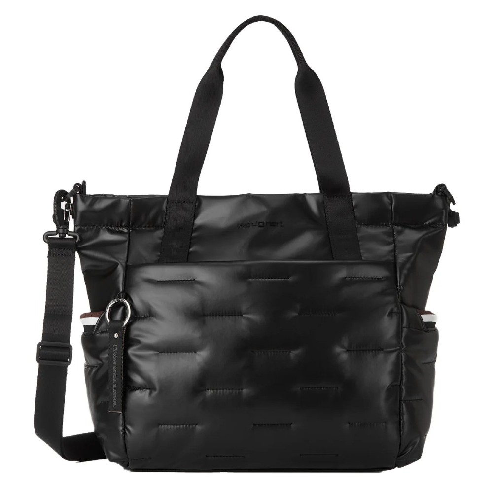 Hedgren HCOCN03/003 COCOON PUFFER Tote Bag Γυναικεία Τσάντα Μαύρη Τσάντες