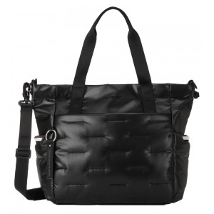 Hedgren HCOCN03/003 COCOON PUFFER Tote Bag Γυναικεία Τσάντα Μαύρη Τσάντες