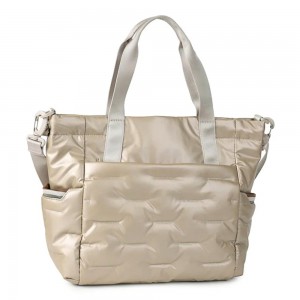 Hedgren HCOCN03/913 COCOON PUFFER Tote Bag Γυναικεία Τσάντα Μπεζ Τσάντες