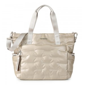 Hedgren HCOCN03/913 COCOON PUFFER Tote Bag Γυναικεία Τσάντα Μπεζ Τσάντες