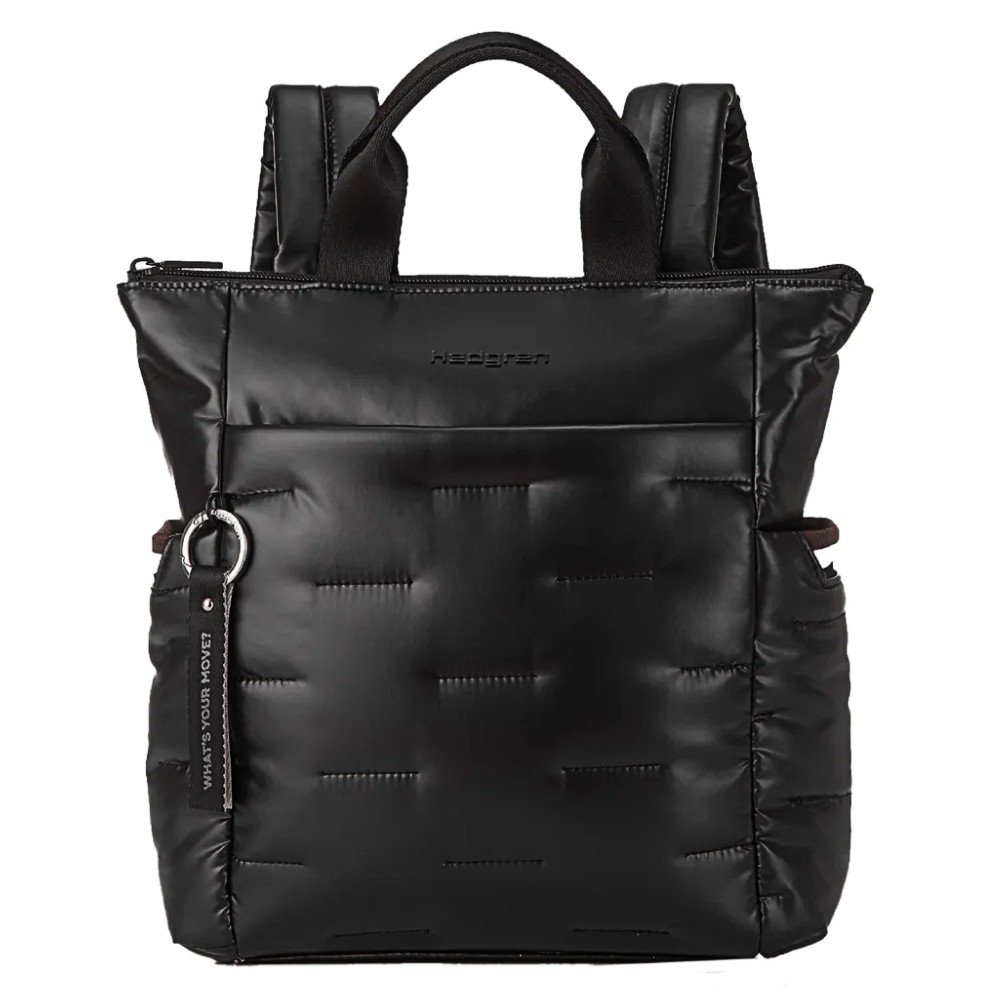 Hedgren HCOCN04/003 COCOON PUFFER Γυναικεία Τσάντα Πλάτης Μαύρη Τσάντες