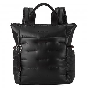 Hedgren HCOCN04/003 COCOON PUFFER Γυναικεία Τσάντα Πλάτης Μαύρη Τσάντες