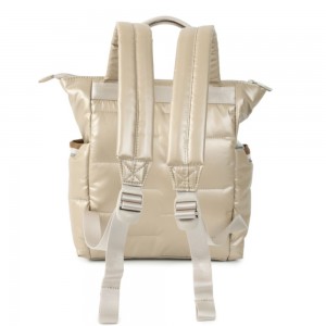 Hedgren HCOCN04/913 COCOON PUFFER Γυναικεία Τσάντα Πλάτης Μπεζ Τσάντες