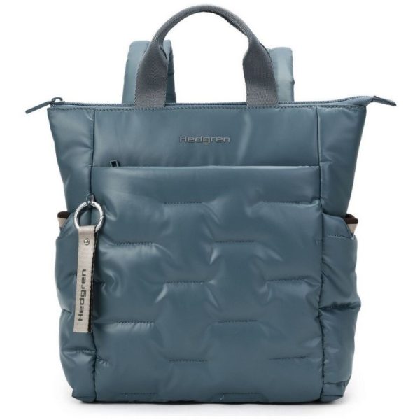 Hedgren HCOCN04/917 COCOON PUFFER Γυναικεία Τσάντα Πλάτης  Σιέλ Stormy Weather