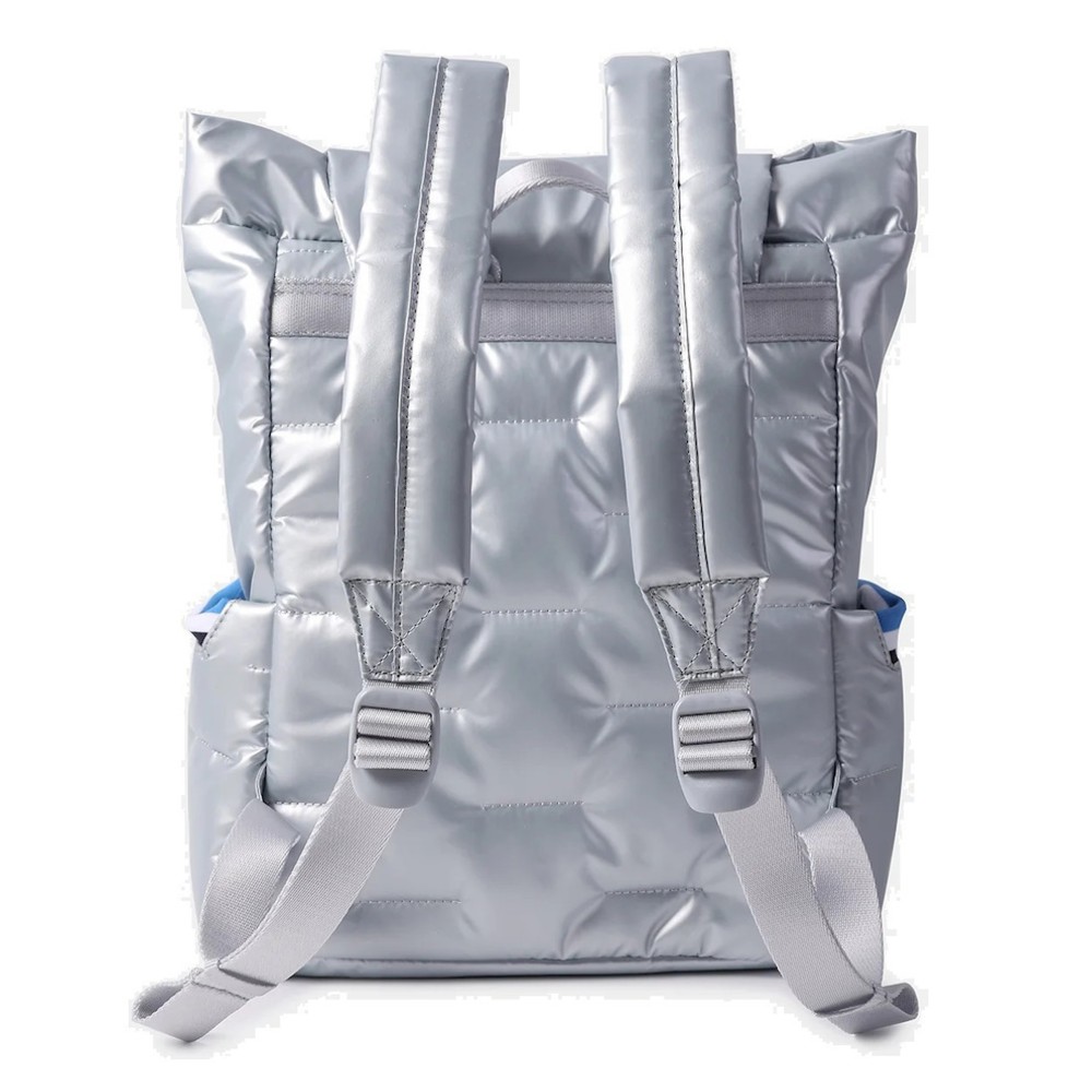 Hedgren HCOCN05/871 COCOON PUFFER Γυναικεία Τσάντα Πλάτης Ασημί Τσάντες