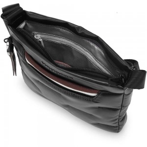 Hedgren HCOCN06/003 COCOON PUFFER Women's Crossbody Bag Black Bags