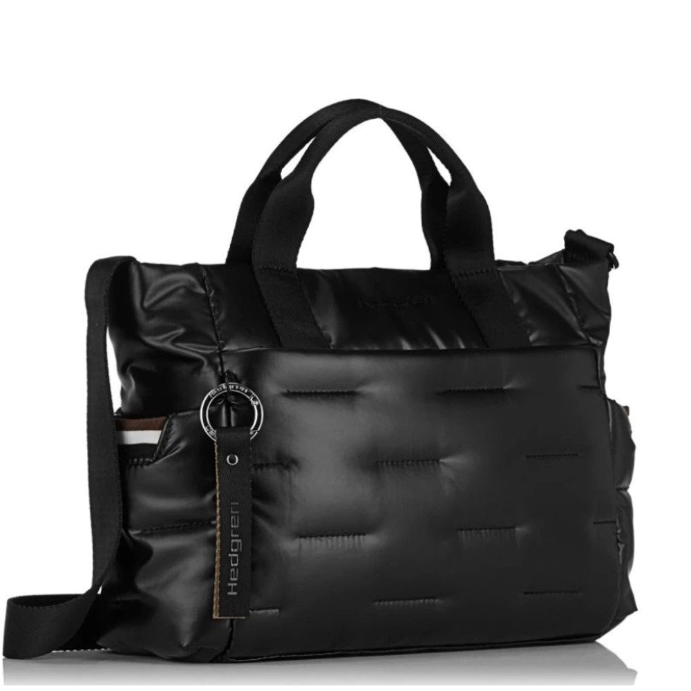 Hedgren HCOCN07/003 COCOON PUFFER Γυναικεία Τσάντα Χειρός- Χιαστή Μαύρη Τσάντες