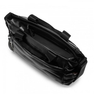 Hedgren HCOCN07/003 COCOON PUFFER Γυναικεία Τσάντα Χειρός- Χιαστή Μαύρη Τσάντες