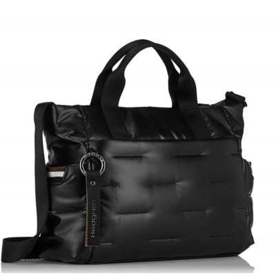 Hedgren HCOCN07/003 COCOON PUFFER Γυναικεία Τσάντα Χειρός- Χιαστή Μαύρη