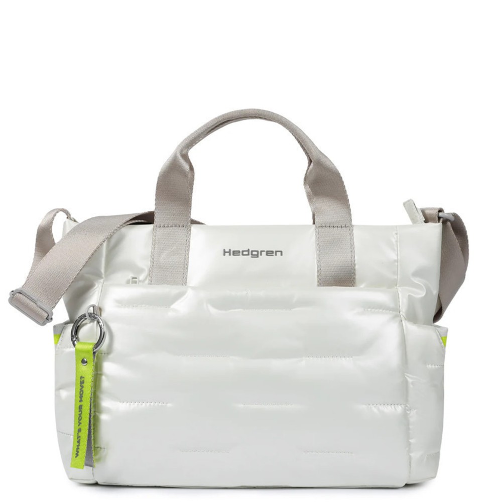 Hedgren HCOCN07/879 COCOON PUFFER Γυναικεία Τσάντα Χειρός- Χιαστή Λευκή Τσάντες