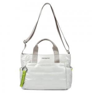 Hedgren HCOCN07/879 COCOON PUFFER Γυναικεία Τσάντα Χειρός- Χιαστή Λευκή Τσάντες