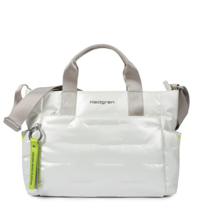 Hedgren HCOCN07/879 COCOON PUFFER Γυναικεία Τσάντα Χειρός- Χιαστή Λευκή