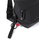 HEDGREN HLOOP10-003 EDDY Sling Bag Τσαντάκι Μέσης / Cross Bodybag με Rfid Μαύρο 5
