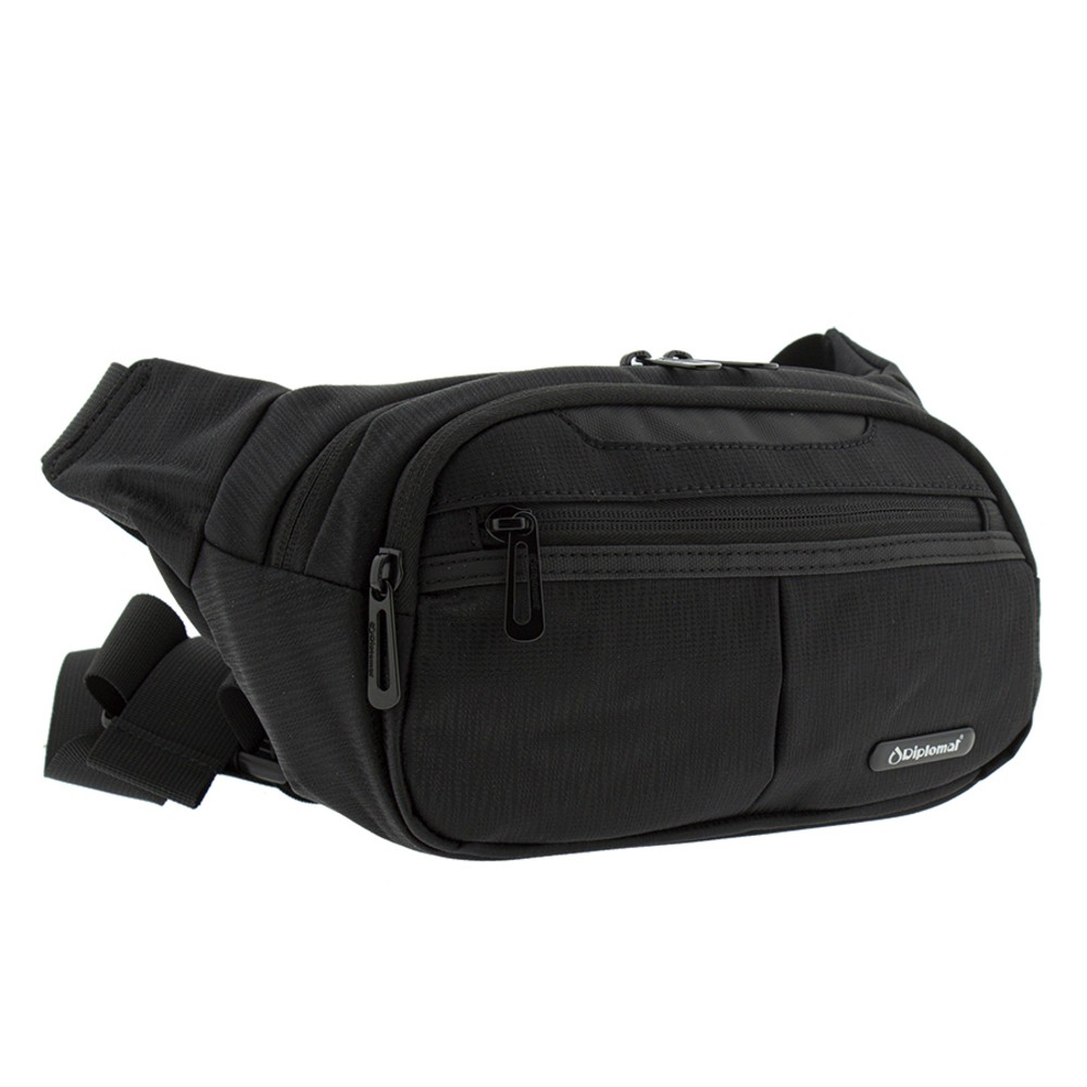 Diplomat KN91 Τσαντάκι Μέσης Μαύρο Τσάντες