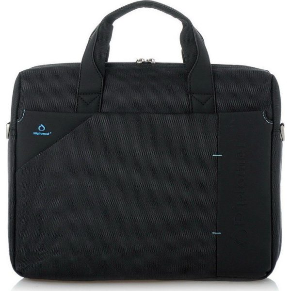 Diplomat LE75 Τσάντα Ώμου / Χειρός για Laptop 15.6" Μαύρη