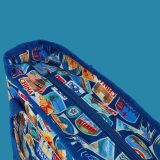 Legami Milano LLBAG0007 Τσαντάκι Φαγητού Χειρός Travel Stickers Μπλε 2