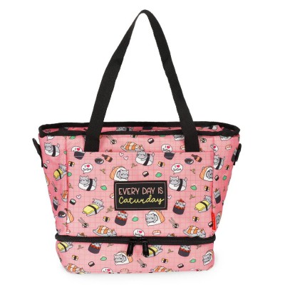 Legami Milano LLBAG0008 Sushi Cat - Lunch Bag Pink