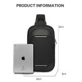 Leastat 3806 Cross Bodybag/Ανδρική Τσάντα Στήθους Μαύρη 2