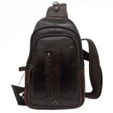 Diplomat LV88 Cross Bodybag/Ανδρική Τσάντα Στήθους Δέρμα Καφέ 1