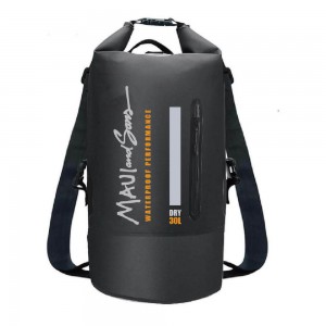 Maui & Sons 2703 Στεγανός Σάκος Πλάτης 30 Λίτρων Μαύρoς Bags