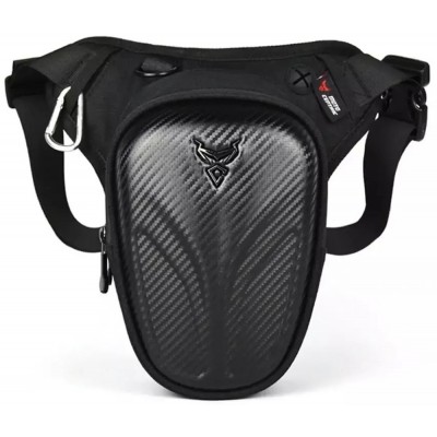 MotoCentric Τσαντάκι Μηρού Αναβάτη Μαύρο MC-0119