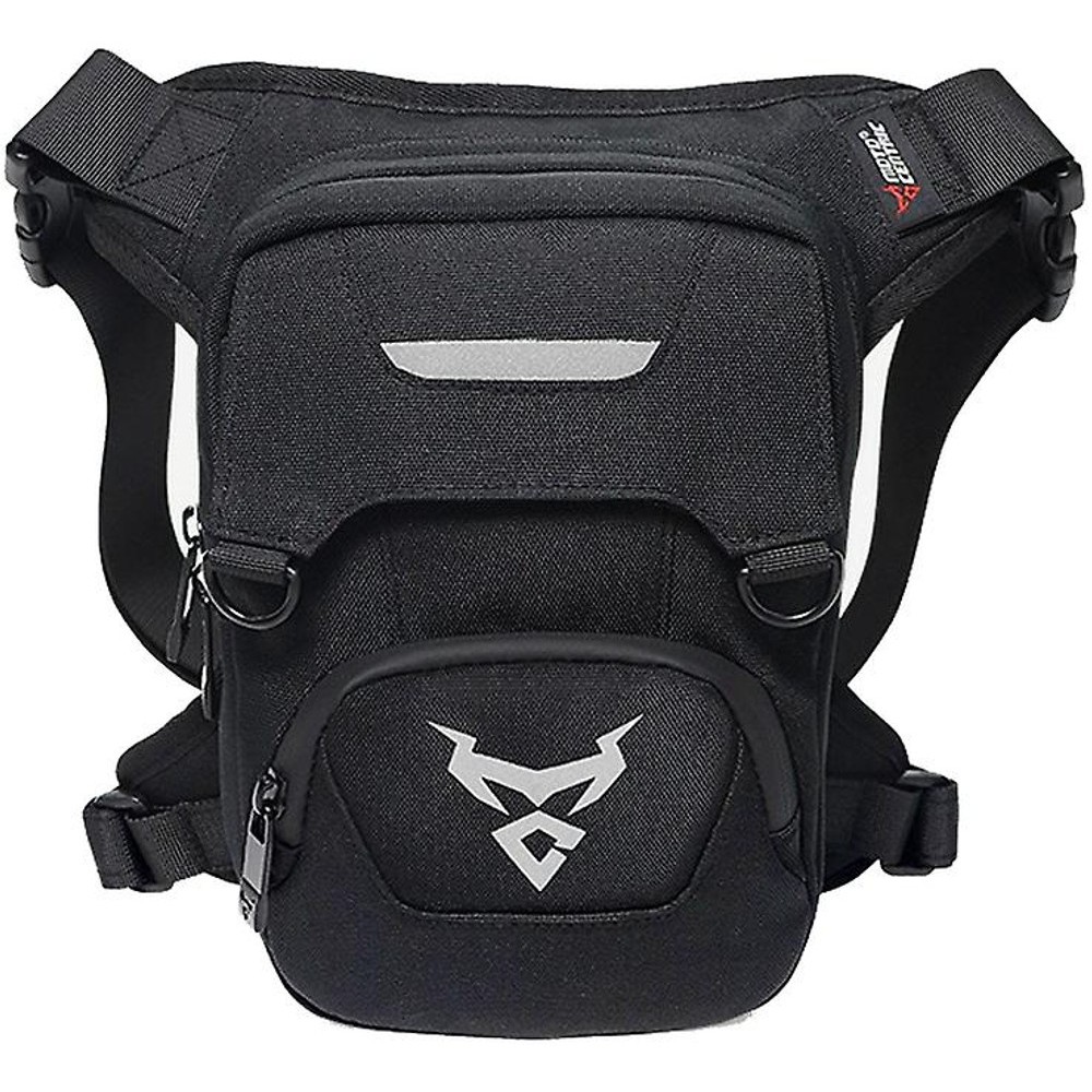 MotoCentric Τσαντάκι Μηρού Αναβάτη Μαύρο/γκρι MC-0129 Τσάντες