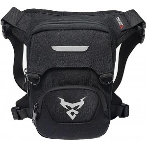 MotoCentric Τσαντάκι Μηρού Αναβάτη Μαύρο/γκρι MC-0129 Τσάντες