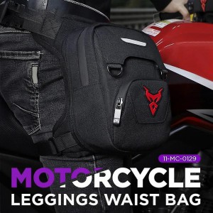 MotoCentric Τσαντάκι Μηρού Αναβάτη Μαύρο/γκρι MC-0129 Τσάντες