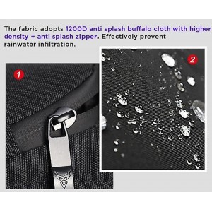 MotoCentric Τσαντάκι Μηρού Αναβάτη Μαύρο/γκρι MC-0129 Τσάντες