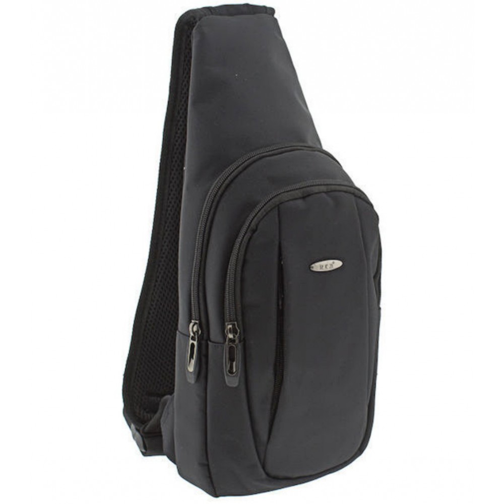 RCM Y618 Cross Bodybag/Ανδρική Τσάντα Στήθους Μαύρη Τσάντες