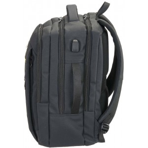 RCM 812 Τσάντα Πλάτης Backpack15.6" Μαύρη Τσάντες