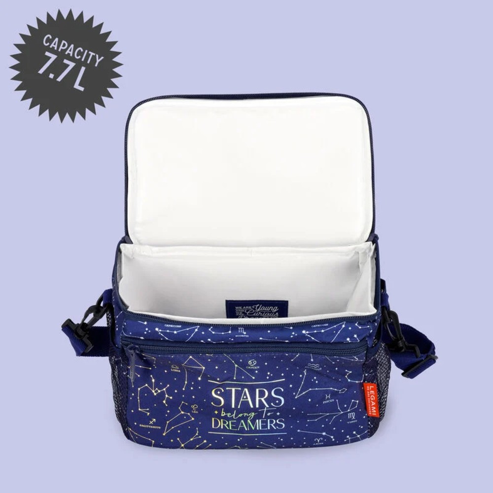 Legami Milano SLBAG0002 Τσαντάκι Φαγητού Χειρός STARS Μπλε Accessories