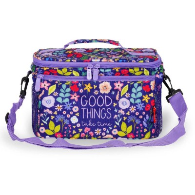 Legami Milano SLBAG0004 Τσαντάκι Φαγητού Χειρός GOOD THINGS Flower Λιλά