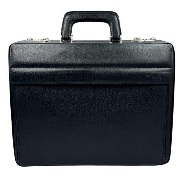 Domus SPY001 Classic Δερμάτινος Χαρτοφύλακας Μαύρος