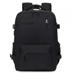 Classic Diamond SW6885 Σακίδιο Πλάτης Backpack Με USB Μαύρη Τσάντες