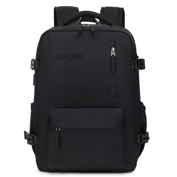 Classic Diamond SW6885 Σακίδιο Πλάτης Backpack Με USB Μαύρη