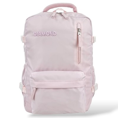 Classic Diamond SW6885 Backpack With USB Pink