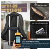 Tigernu Backpack T-B3976 laptop 15.6" με USB μαύρη 3