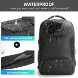 Tigernu Backpack T-B3976 laptop 15.6" με USB μαύρη 5