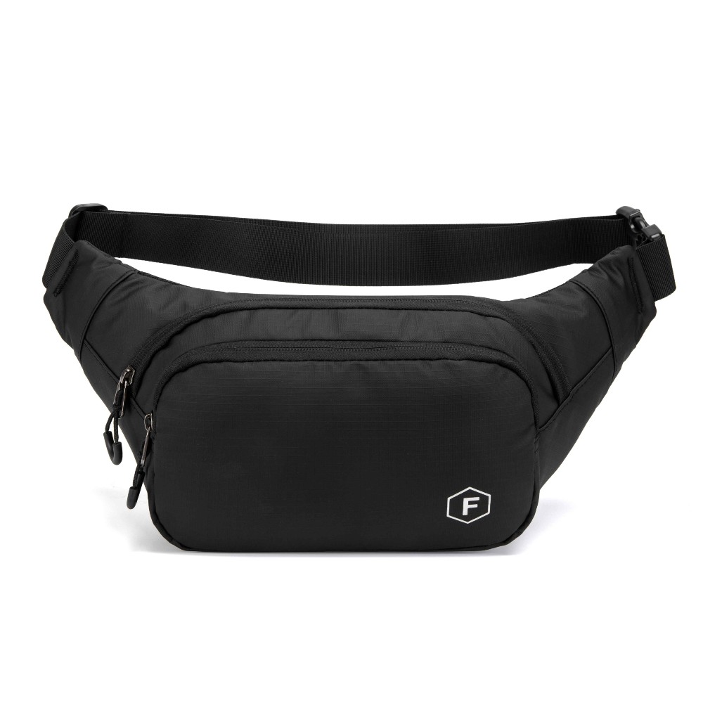 Forecast ΤΑ8154 Ανδρικό Τσαντάκι Μέσης Μαύρο Τσάντες