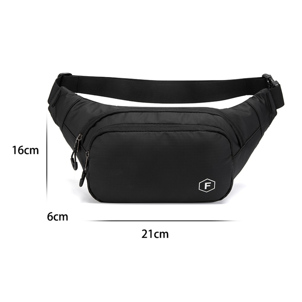 Forecast ΤΑ8154 Ανδρικό Τσαντάκι Μέσης Μαύρο Τσάντες