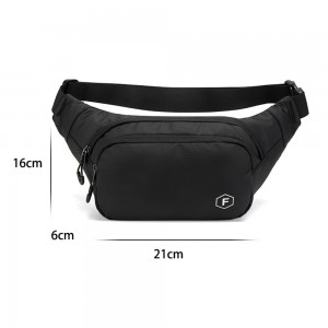 Forecast ΤΑ8154 Ανδρικό Τσαντάκι Μέσης Μαύρο Τσάντες