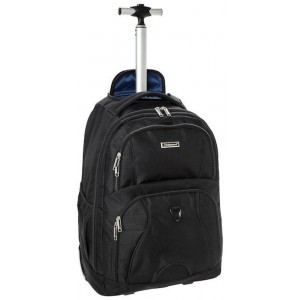 Diplomat TBF200 Σακίδιο Πλάτης τροχήλατο μαύρο